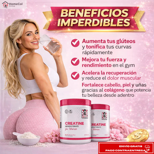 Creatina Monohidratada para Mujeres | Old School