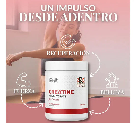 Creatina monohidratada para mujeres